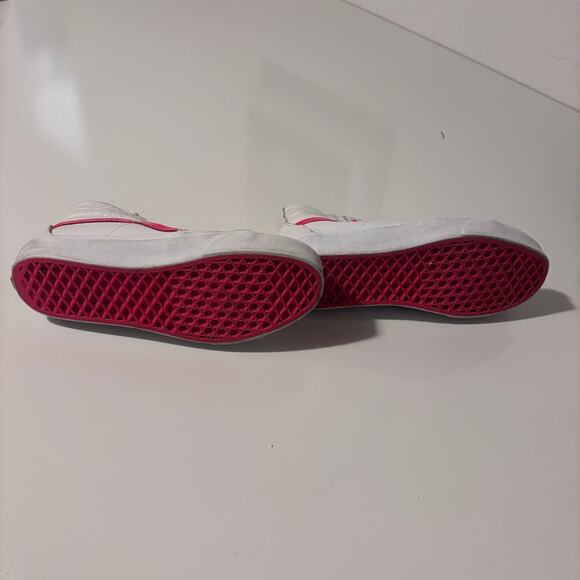 Vans White/Pink Checkered Lined, High Tops- 8.5W - Picture 9 of 9